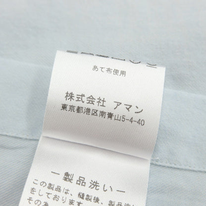 [Used] Finamore Cotton Horizontal Collar Shirt Light Blue [Size 38] [BLU] [A/W] [Condition Rank B] ​​[Men&