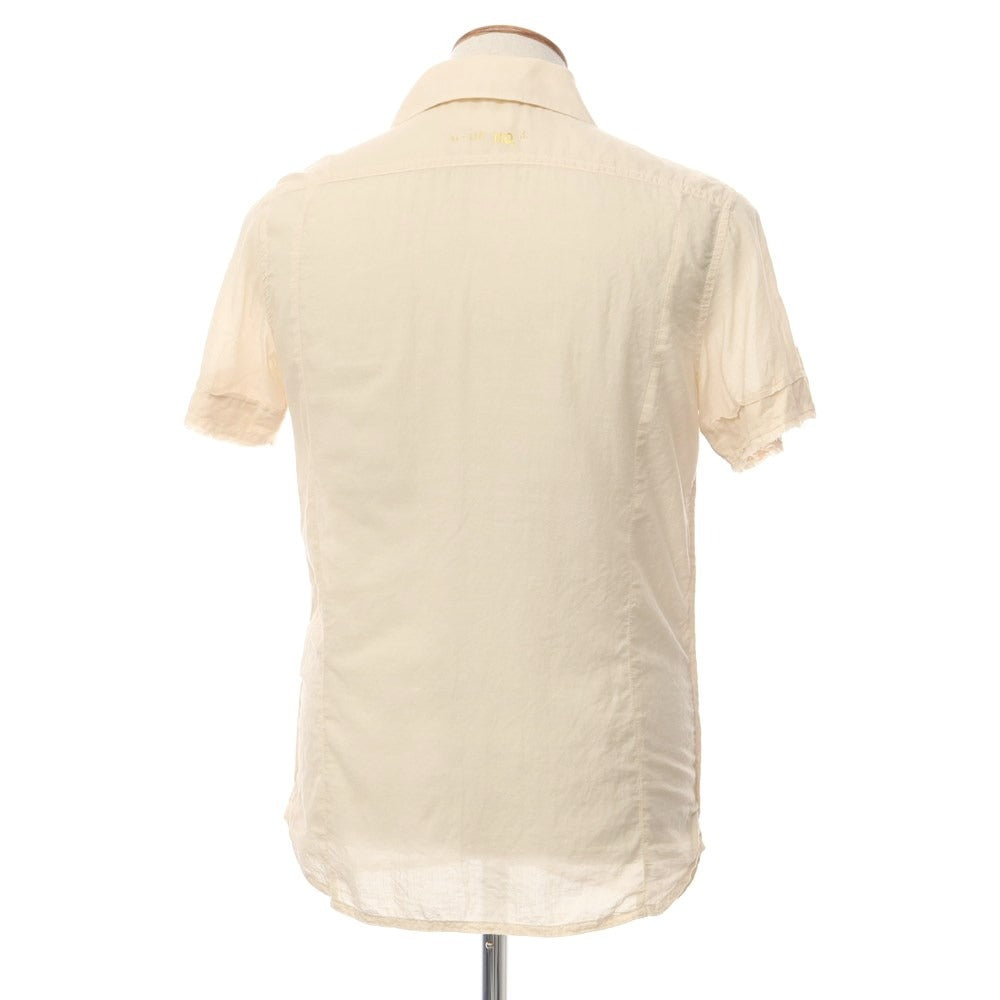 [Used] Diesel Cotton Open Collar Short Sleeve Shirt Beige [Size M] [BEI] [S/S] [Condition Rank B] [Men&