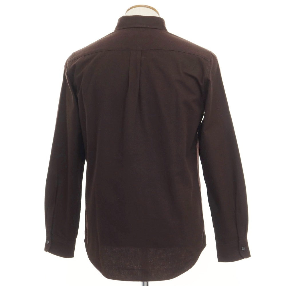 [Used] Nano Universe Cotton Polyester Casual Shirt Dark Brown [Size M] [BRW] [A/W] [Condition Rank B] ​​[Men&