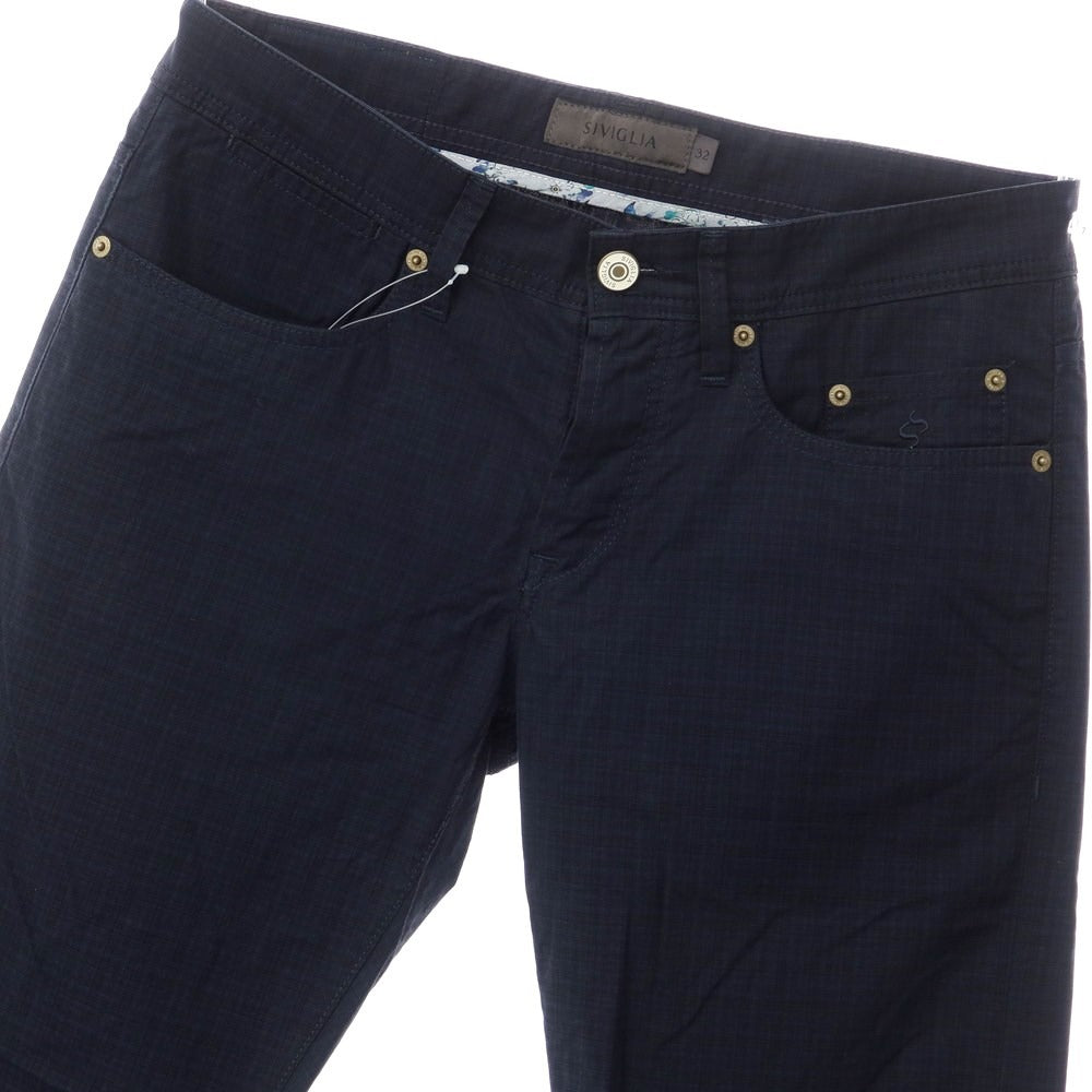 [Used] SIVIGLIA Cotton 5-pocket pants, navy [Size 32] [NVY] [S/S] [Condition rank B] ​​[Men&