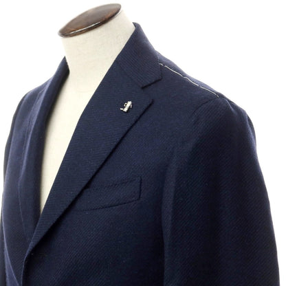 [New] PARTENOPE Wool Tailored Jacket Navy [Size 48] [NVY] [A/W] [Condition Rank N] [Men&