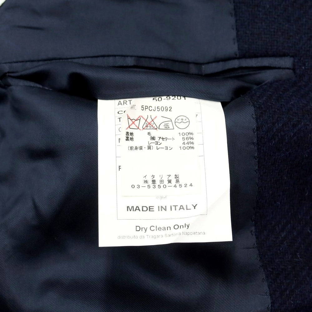 [New] PARTENOPE Wool Tailored Jacket Navy [Size 48] [NVY] [A/W] [Condition Rank N] [Men&