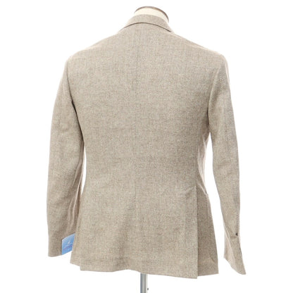 [New] PARTENOPE Herringbone Wool Tailored Jacket Brown x White [Size 48] [BRW] [A/W] [Condition Rank N] [Men&