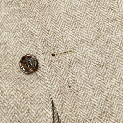 [New] PARTENOPE Herringbone Wool Tailored Jacket Brown x White [Size 48] [BRW] [A/W] [Condition Rank N] [Men&