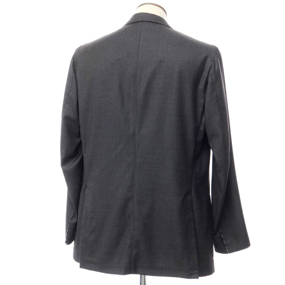 [New] PARTENOPE Birdseye Wool Tailored Jacket Dark Gray [Size 58] [GRY] [A/W] [Condition Rank N] [Men&