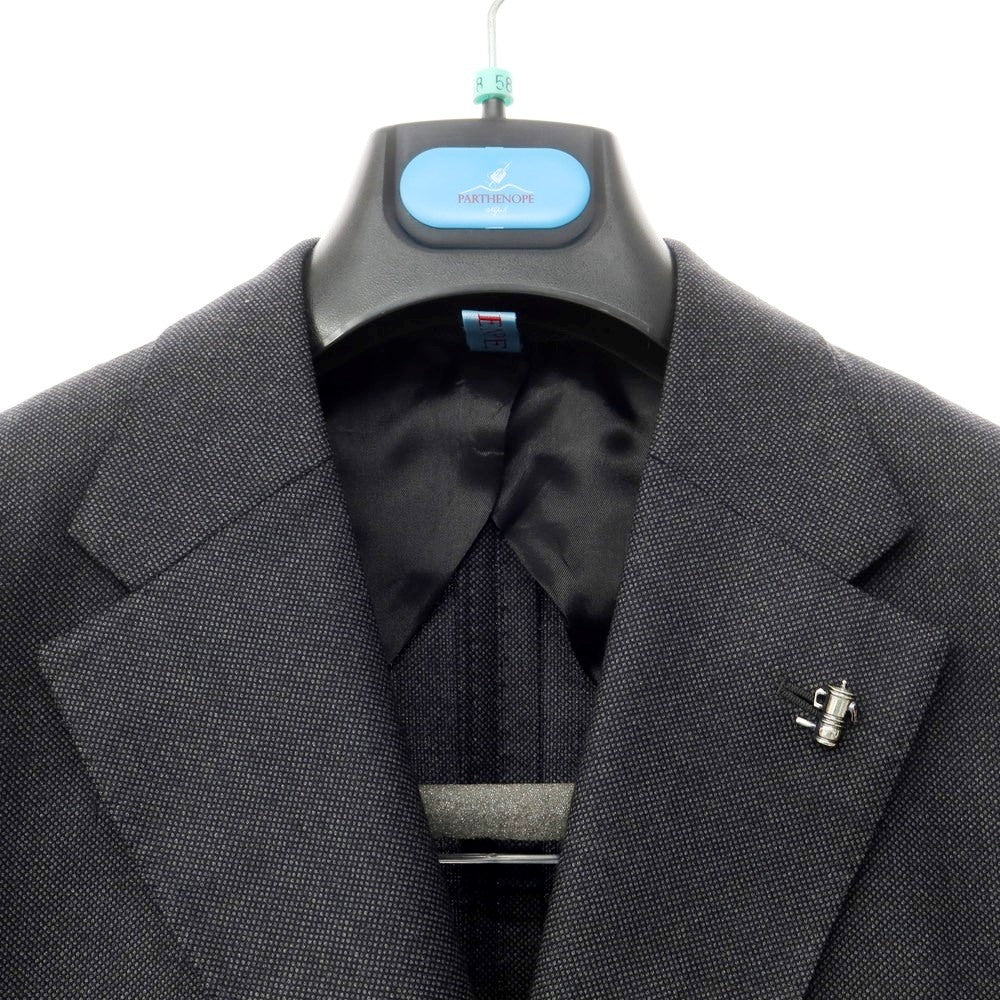 [New] PARTENOPE Birdseye Wool Tailored Jacket Dark Gray [Size 58] [GRY] [A/W] [Condition Rank N] [Men&