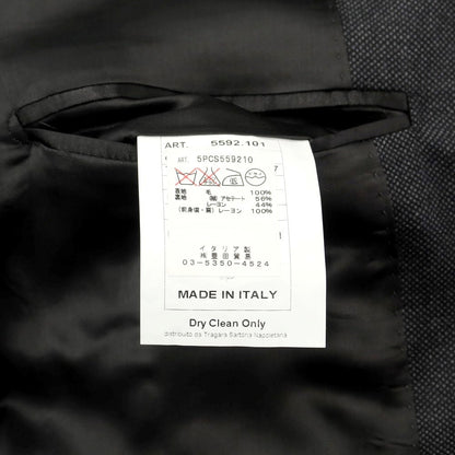 [New] PARTENOPE Birdseye Wool Tailored Jacket Dark Gray [Size 58] [GRY] [A/W] [Condition Rank N] [Men&