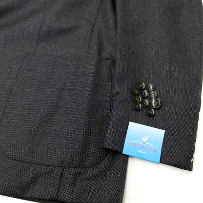 [New] PARTENOPE Birdseye Wool Tailored Jacket Dark Gray [Size 58] [GRY] [A/W] [Condition Rank N] [Men&