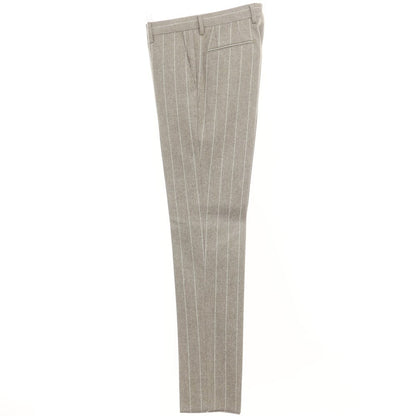 [New] PARTENOPE Wool Stripe 3B Set-up Suit Greige [Size 48 Drop.7] [GRY] [A/W] [Condition Rank N] [Men&