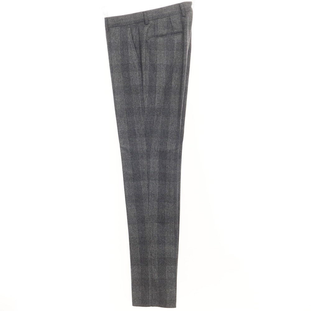 [New] PARTENOPE Wool Check Double 6B Set-up Suit Gray [Size 48 Drop.7] [GRY] [A/W] [Condition Rank N] [Men&