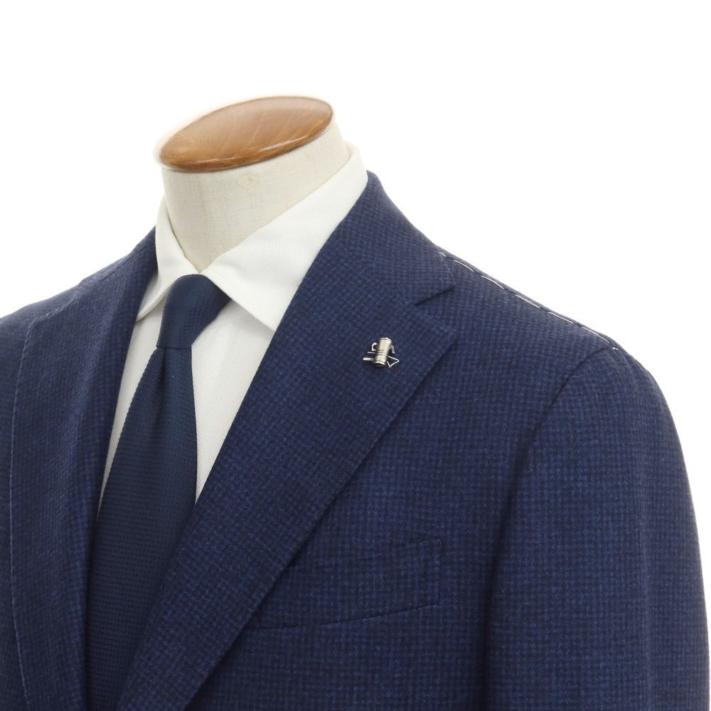 [Used] PARTENOPE Wool 3B Set-up Suit Navy [Size 48 Drop.7] [NVY] [A/W] [Condition Rank B] ​​[Men&