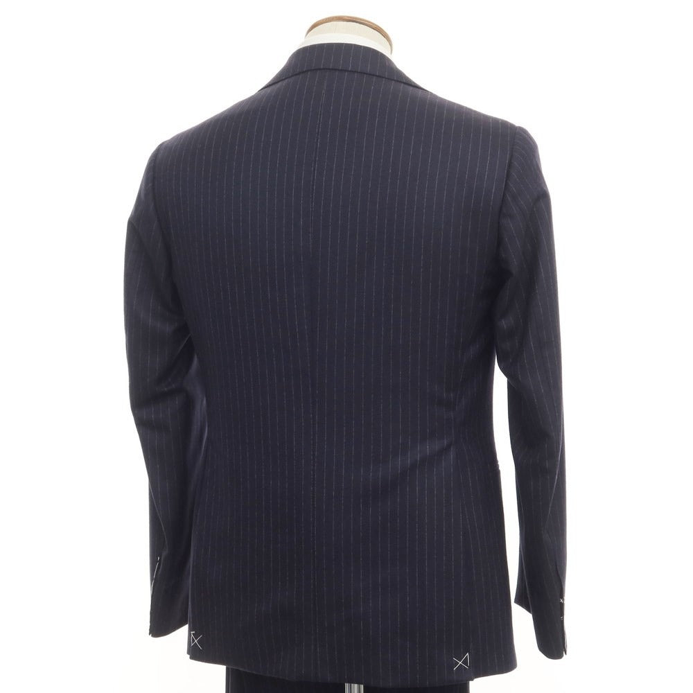 [New] PARTENOPE Wool Stripe 3B Set-up Suit Navy [Size 46] [NVY] [A/W] [Condition Rank N] [Men&