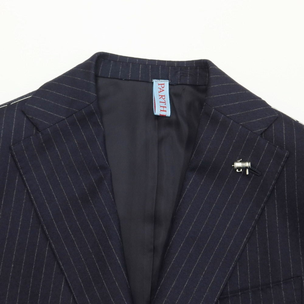 [New] PARTENOPE Wool Stripe 3B Set-up Suit Navy [Size 46] [NVY] [A/W] [Condition Rank N] [Men&