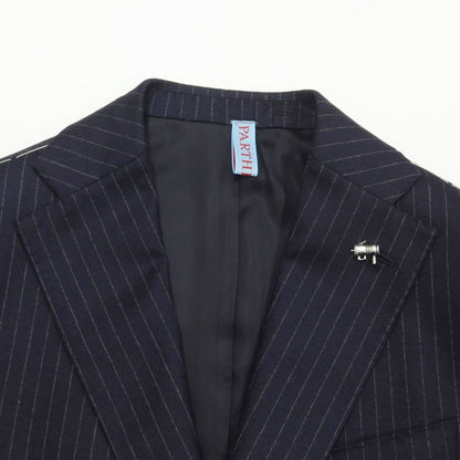 [New] PARTENOPE Wool Stripe 3B Set-up Suit Navy [Size 46] [NVY] [A/W] [Condition Rank N] [Men&
