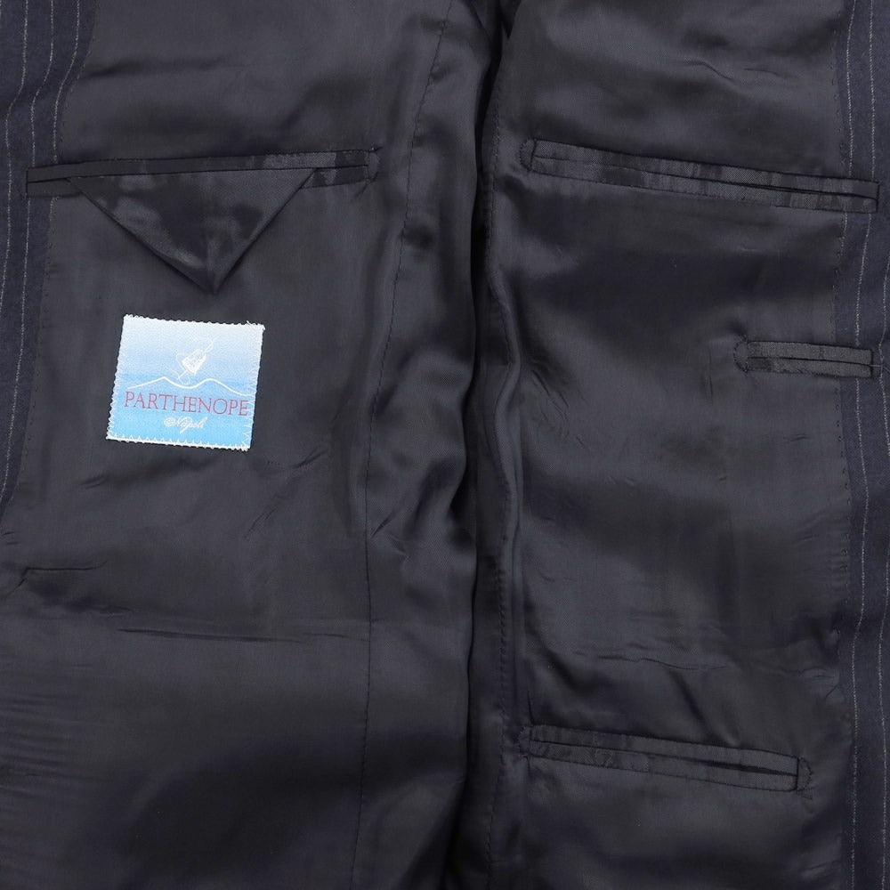 [New] PARTENOPE Wool Stripe 3B Set-up Suit Navy [Size 46] [NVY] [A/W] [Condition Rank N] [Men&