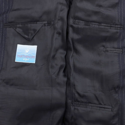 [New] PARTENOPE Wool Stripe 3B Set-up Suit Navy [Size 46] [NVY] [A/W] [Condition Rank N] [Men&