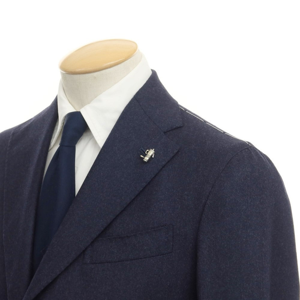 [New Outlet] PARTENOPE Wool 3B Set-up Suit Navy [Size 44 Drop.7] [NVY] [A/W] [Condition Rank N-] [Men&