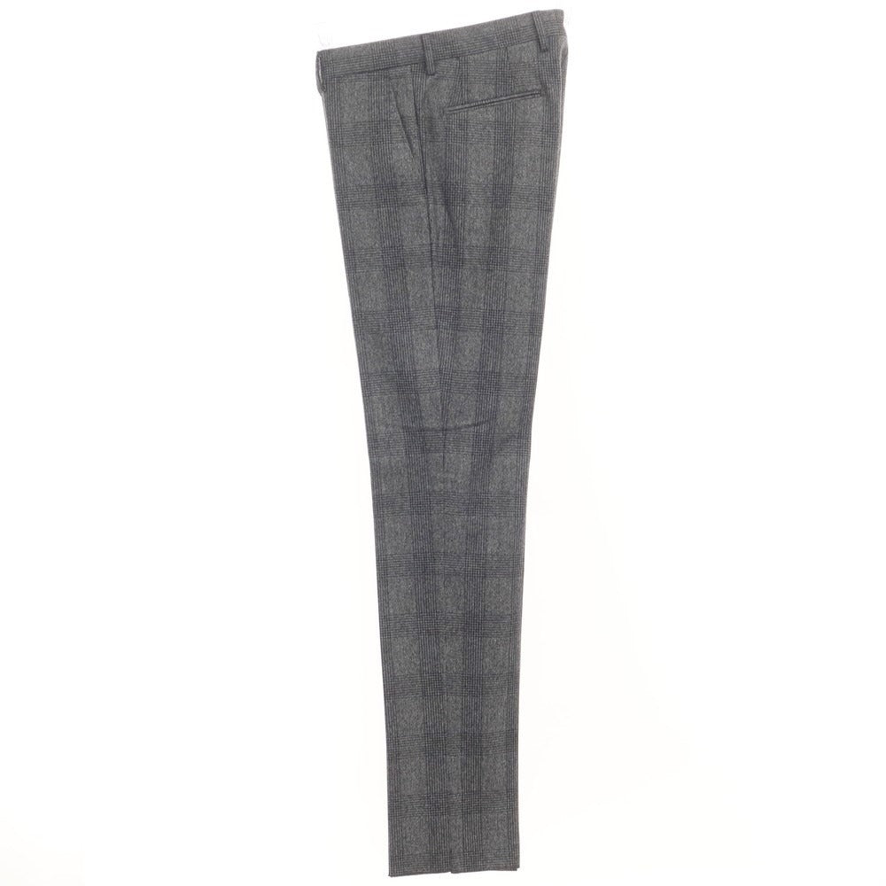 [New] PARTENOPE Wool Check 3B Set-up Suit Gray [Size 46 Drop.7] [GRY] [A/W] [Condition Rank N] [Men&