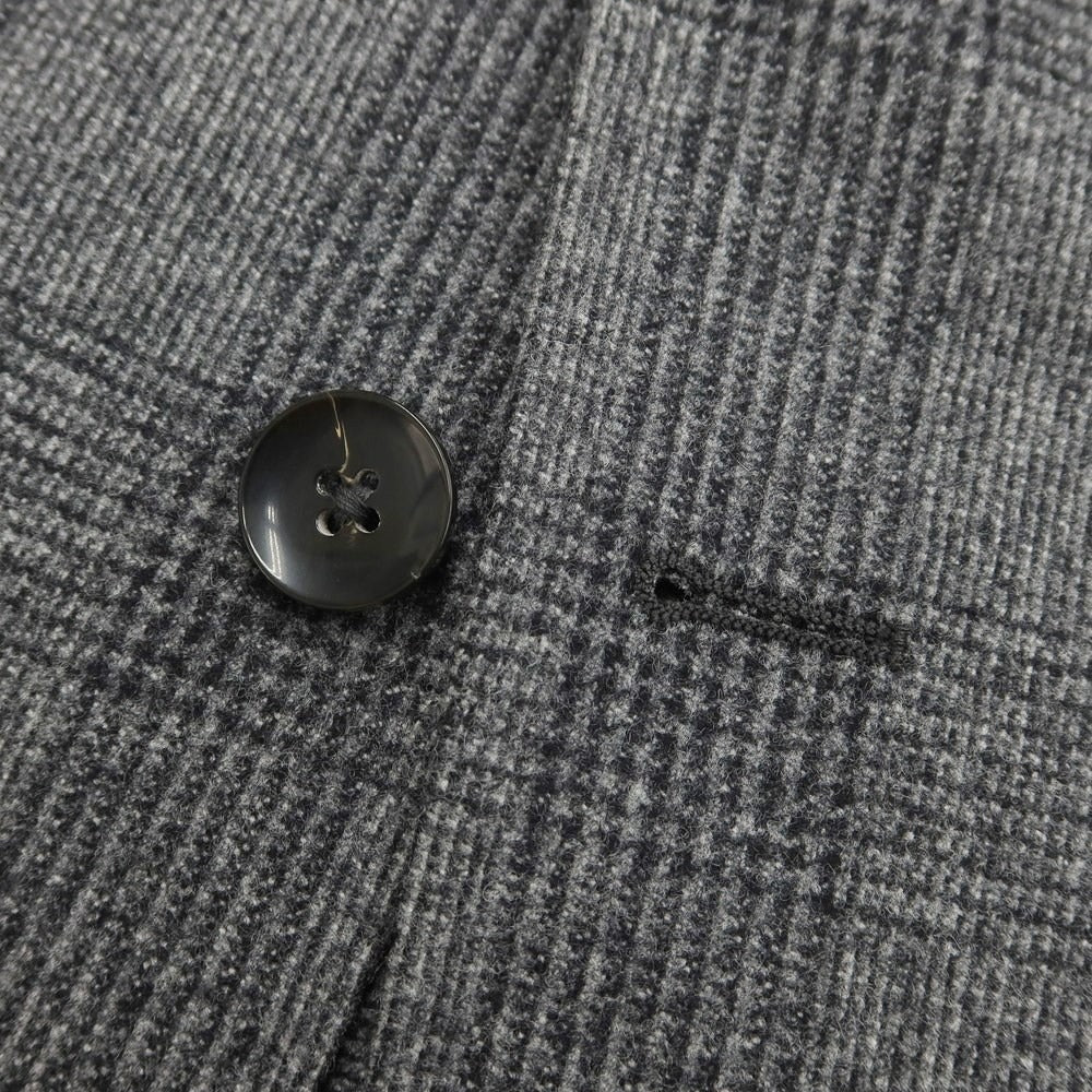 [New] PARTENOPE Wool Check 3B Set-up Suit Gray [Size 46 Drop.7] [GRY] [A/W] [Condition Rank N] [Men&