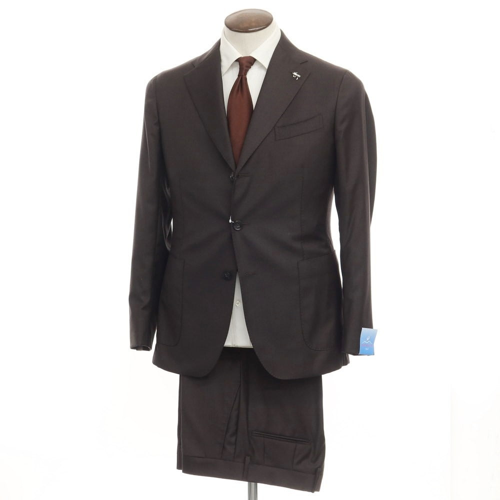 [New] PARTENOPE Wool 3B Set-up Suit Dark Brown [Size 48 drop7] [BRW] [S/S] [Condition Rank N] [Men&