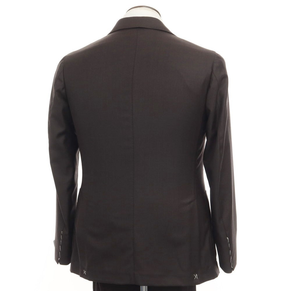 [New] PARTENOPE Wool 3B Set-up Suit Dark Brown [Size 48 drop7] [BRW] [S/S] [Condition Rank N] [Men&