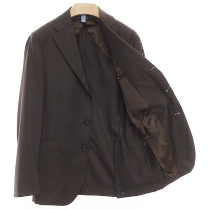[New] PARTENOPE Wool 3B Set-up Suit Dark Brown [Size 48 drop7] [BRW] [S/S] [Condition Rank N] [Men&