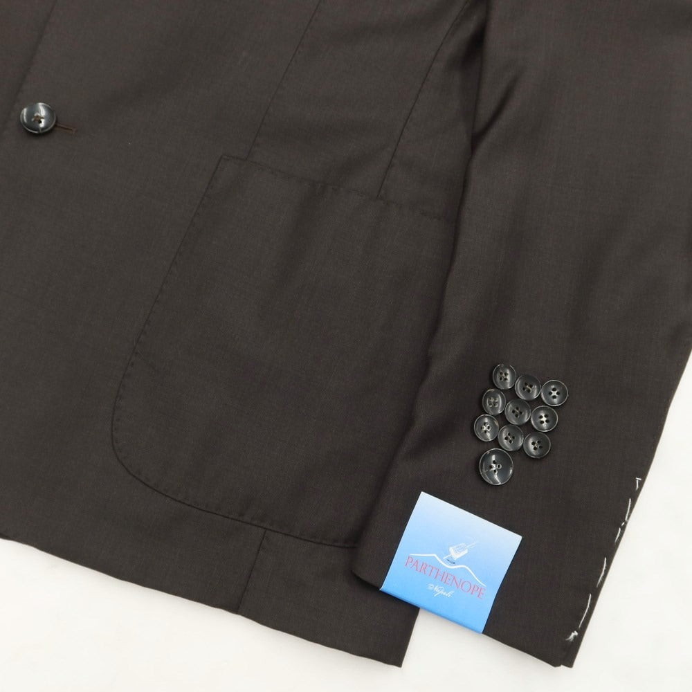 [New] PARTENOPE Wool 3B Set-up Suit Dark Brown [Size 48 drop7] [BRW] [S/S] [Condition Rank N] [Men&