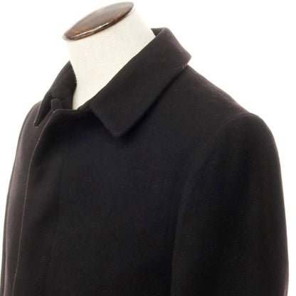 [New] Hevo Wool Nylon Balmacaan Coat Black [Size 48] [BLK] [A/W] [Condition Rank N] [Men&