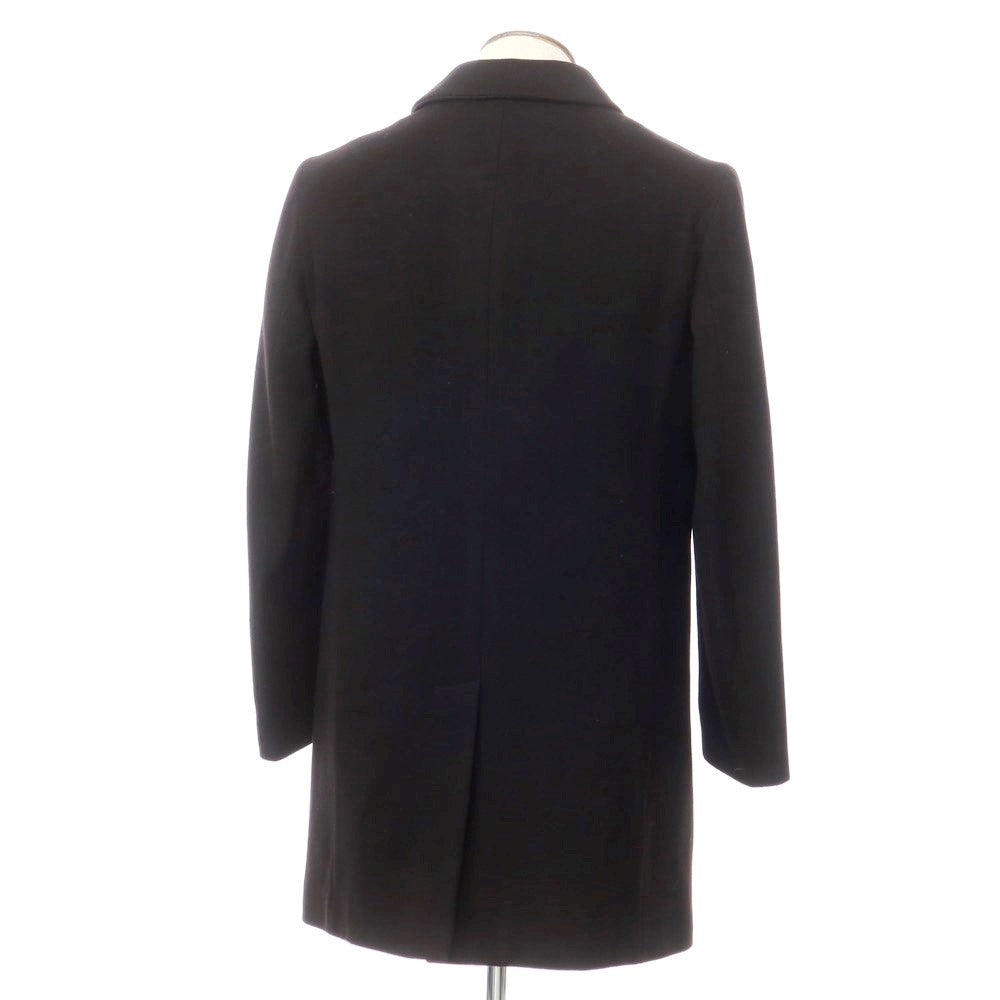 [New] Hevo Wool Nylon Balmacaan Coat Black [Size 48] [BLK] [A/W] [Condition Rank N] [Men&