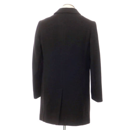 [New] Hevo Wool Nylon Balmacaan Coat Black [Size 48] [BLK] [A/W] [Condition Rank N] [Men&