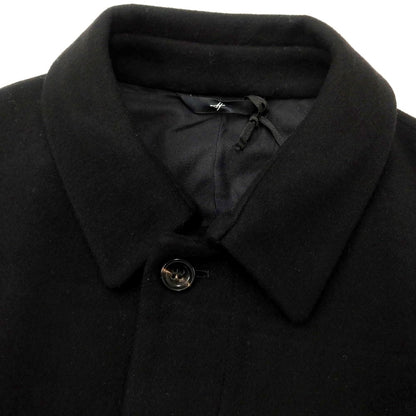 [New] Hevo Wool Nylon Balmacaan Coat Black [Size 48] [BLK] [A/W] [Condition Rank N] [Men&