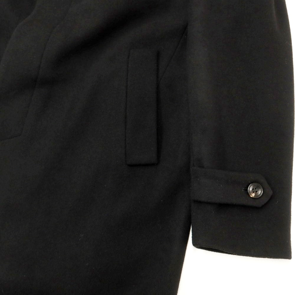 [New] Hevo Wool Nylon Balmacaan Coat Black [Size 48] [BLK] [A/W] [Condition Rank N] [Men&