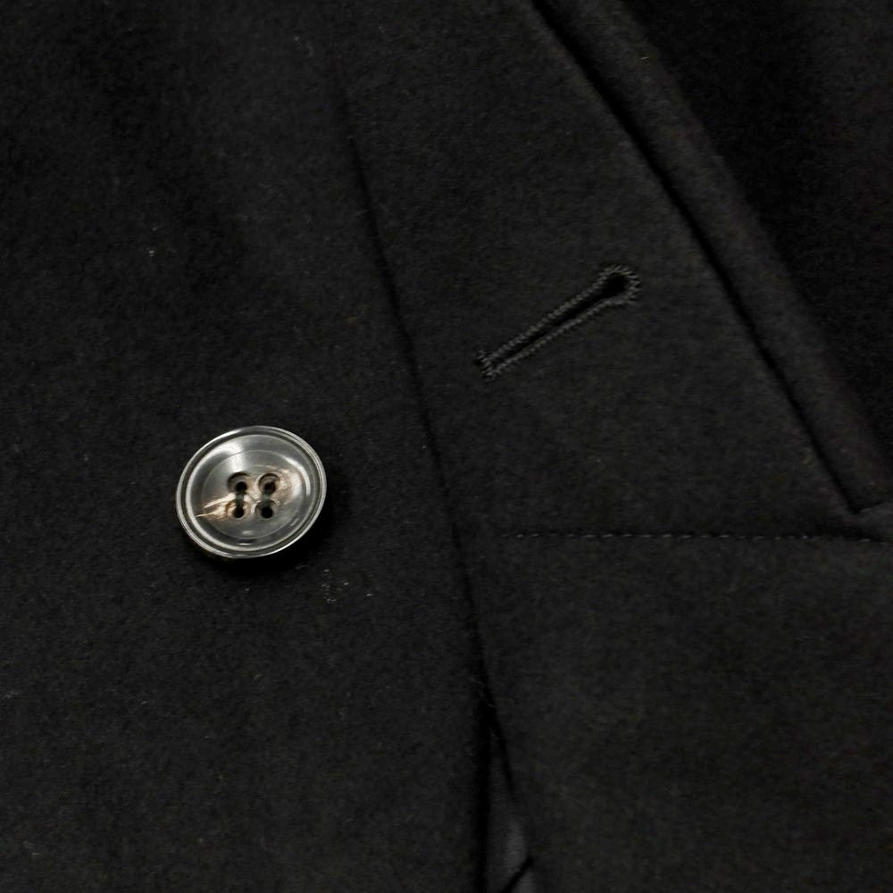 [New] Hevo Wool Nylon Balmacaan Coat Black [Size 48] [BLK] [A/W] [Condition Rank N] [Men&