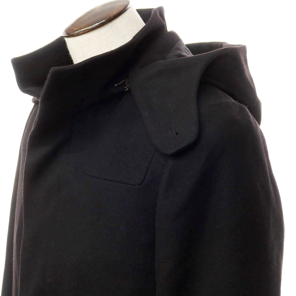 [New] Hevo wool nylon hooded coat, black [Size 48] [BLK] [A/W] [Condition Rank N] [Men&