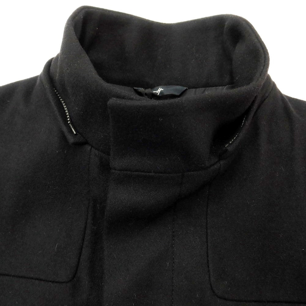 [New] Hevo wool nylon hooded coat, black [Size 48] [BLK] [A/W] [Condition Rank N] [Men&