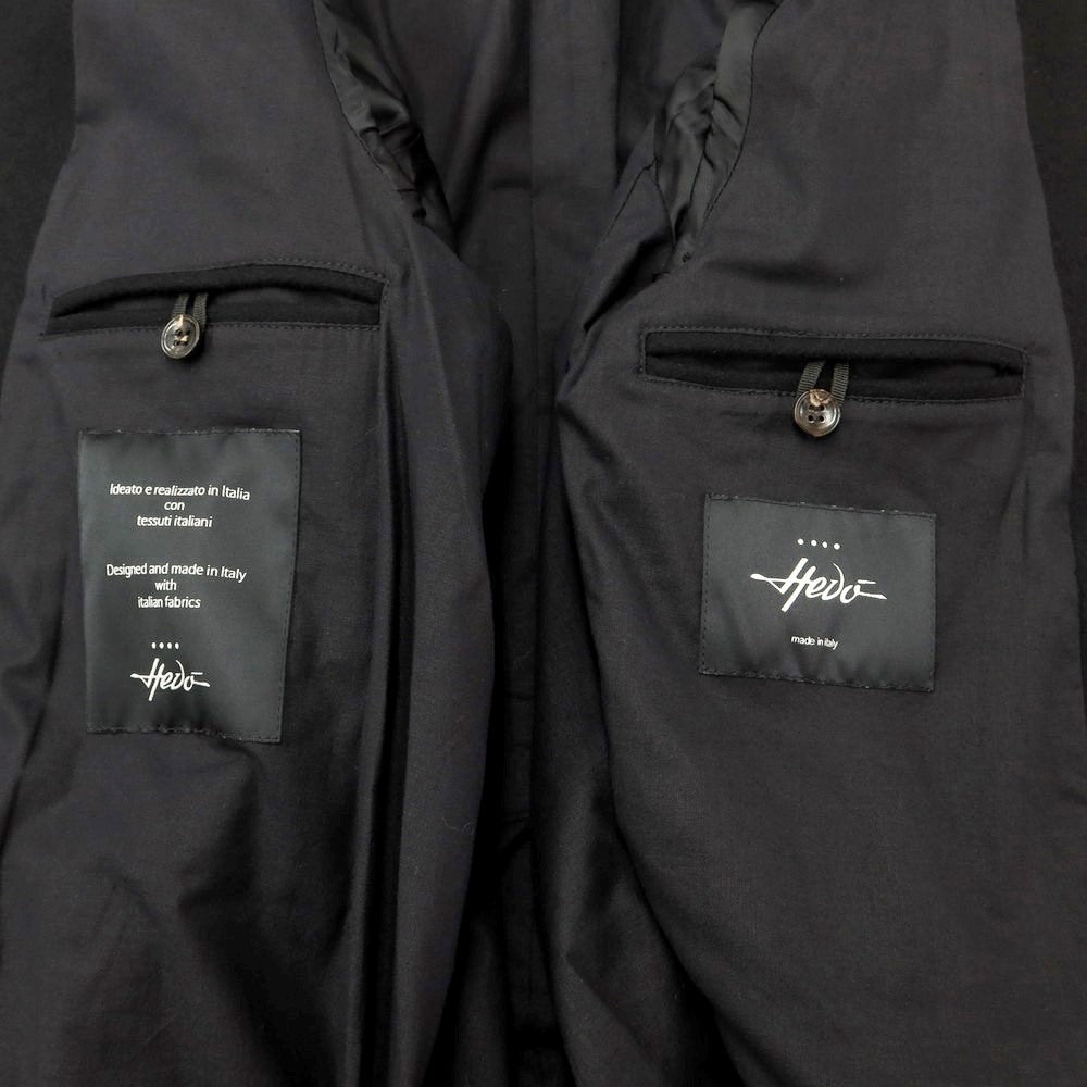 [New] Hevo wool nylon hooded coat, black [Size 48] [BLK] [A/W] [Condition Rank N] [Men&