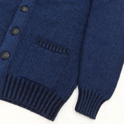 [New] PANICALE camel cotton shawl collar cardigan navy [size 44] [NVY] [A/W] [Condition rank N] [Men&