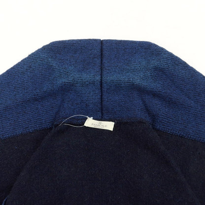 [New Outlet] PANICALE Camel Cotton Shawl Collar Cardigan Navy [Size 46] [NVY] [A/W] [Condition Rank N-] [Men&