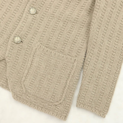 [New] PANICALE Wool Knit Jacket-style Cardigan Beige [Size 46] [BEI] [A/W] [Condition Rank N] [Men&