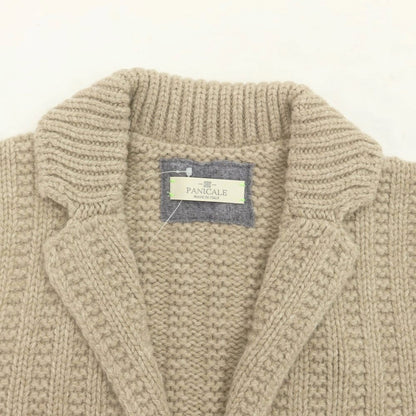 [New] PANICALE Wool Knit Jacket-style Cardigan Beige [Size 46] [BEI] [A/W] [Condition Rank N] [Men&