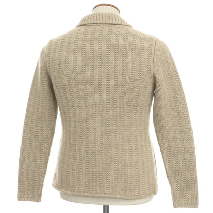 [New] PANICALE Wool Knit Jacket-style Cardigan Beige [Size 48] [BEI] [A/W] [Condition Rank N] [Men&