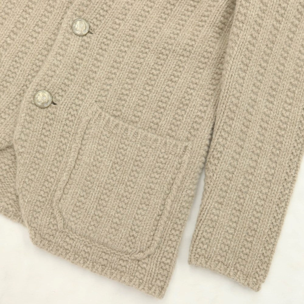 [New] PANICALE Wool Knit Jacket-style Cardigan Beige [Size 48] [BEI] [A/W] [Condition Rank N] [Men&