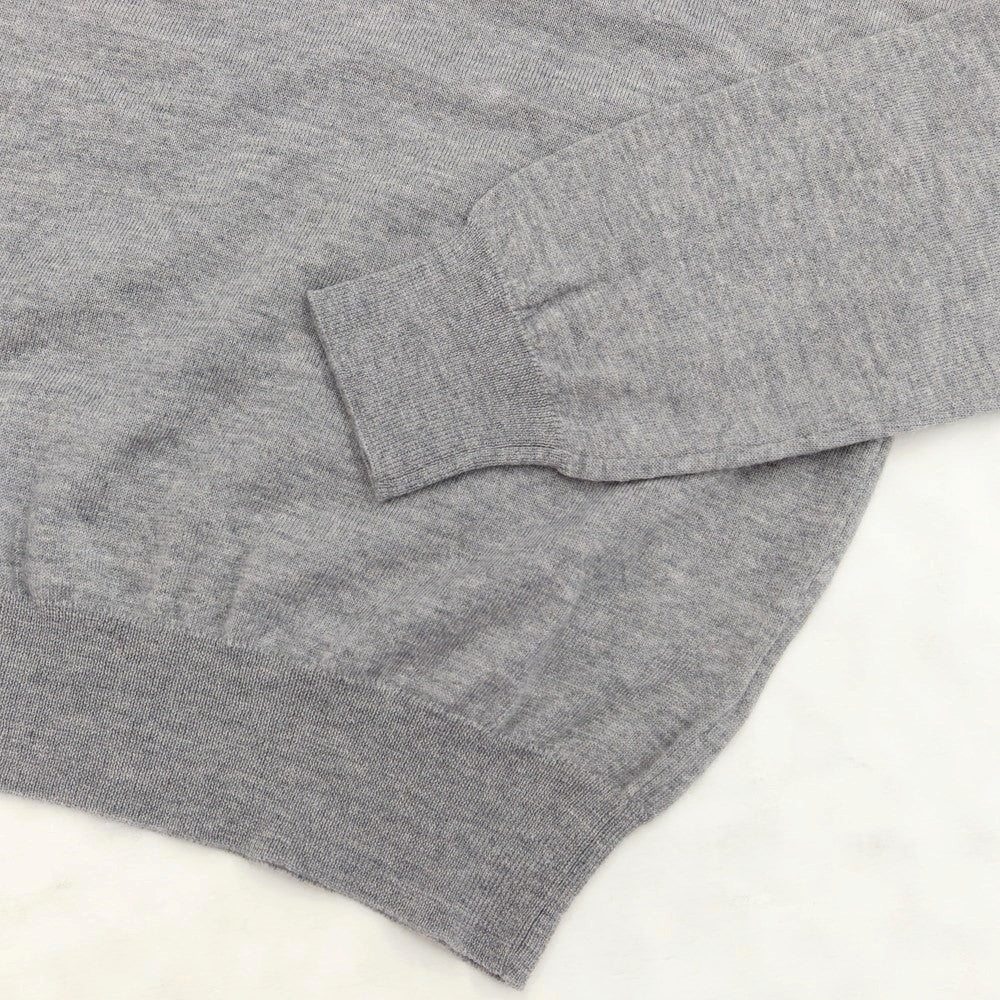 [New] PANICALE Wool Henley Neck Pullover Knit Gray [Size 46] [GRY] [A/W] [Condition Rank N] [Men&