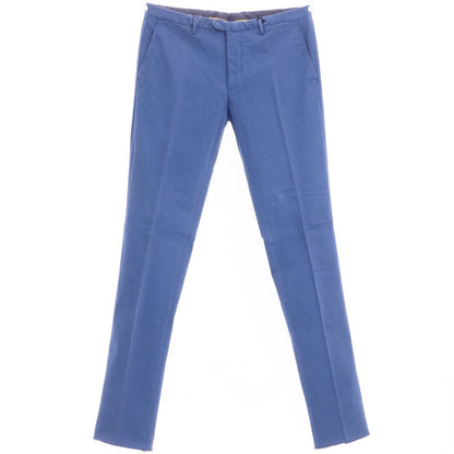 [New Outlet] SANTANIELLO Stretch Cotton Slacks Pants Blue [Size 52] [BLU] [S/S/A/W] [Condition Rank N-] [Men&