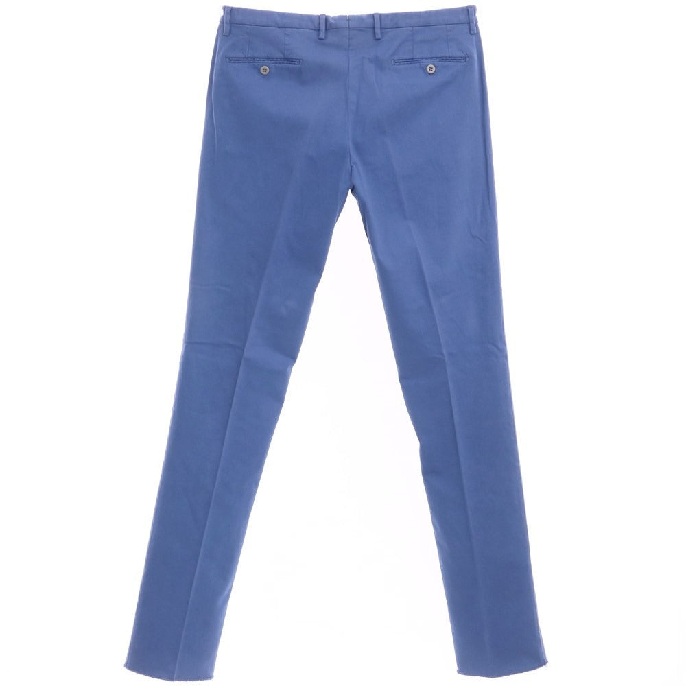 [New Outlet] SANTANIELLO Stretch Cotton Slacks Pants Blue [Size 52] [BLU] [S/S/A/W] [Condition Rank N-] [Men&