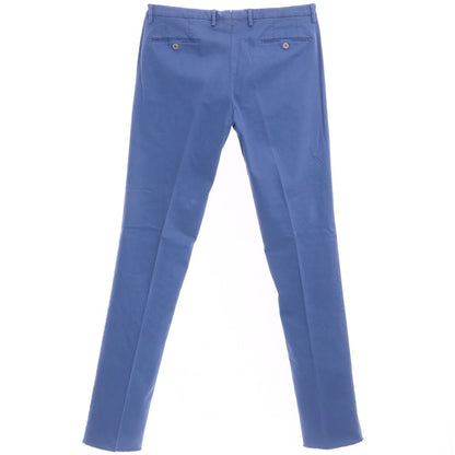 [New Outlet] SANTANIELLO Stretch Cotton Slacks Pants Blue [Size 52] [BLU] [S/S/A/W] [Condition Rank N-] [Men&