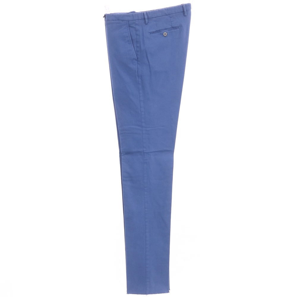 [New Outlet] SANTANIELLO Stretch Cotton Slacks Pants Blue [Size 52] [BLU] [S/S/A/W] [Condition Rank N-] [Men&