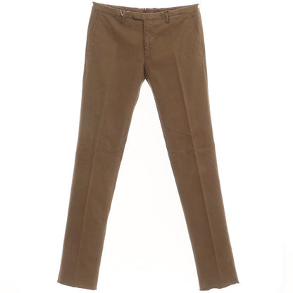[New] SANTANIELLO Stretch Cotton Slacks Pants Brown [Size 52] [BRW] [S/S/A/W] [Condition Rank N] [Men&