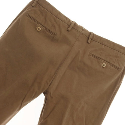 [New] SANTANIELLO Stretch Cotton Slacks Pants Brown [Size 52] [BRW] [S/S/A/W] [Condition Rank N] [Men&