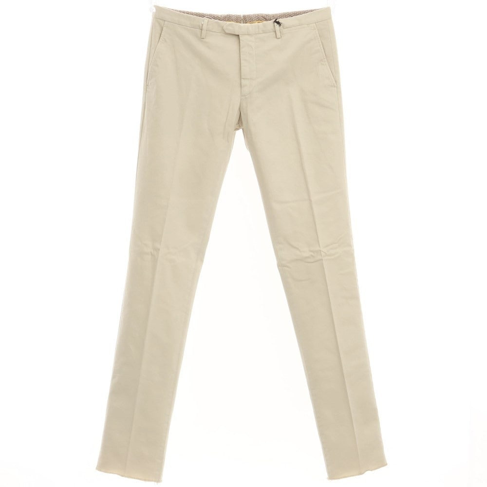 [New] SANTANIELLO Stretch Cotton Slacks Pants Beige [Size 52] [BEI] [S/S/A/W] [Condition Rank N] [Men&